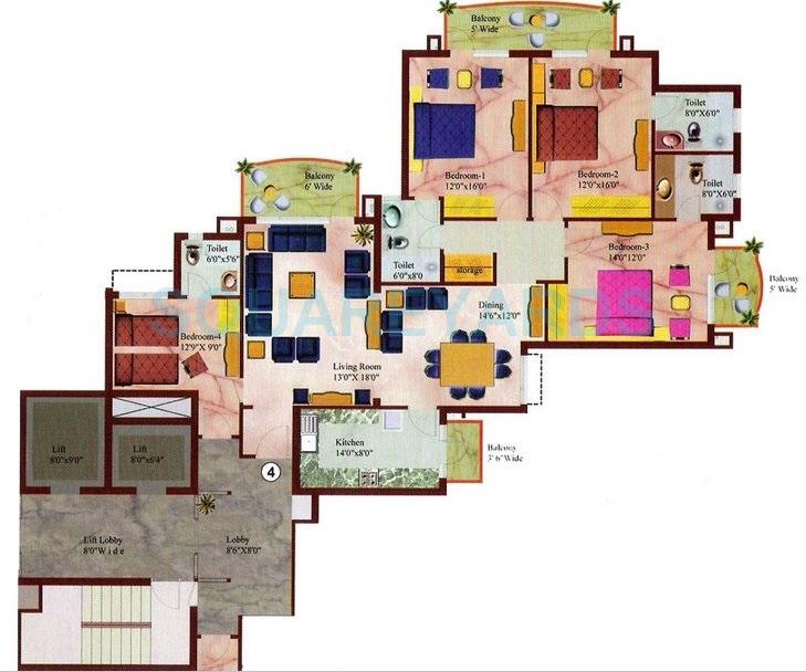 Eros Wembley Estate — floor plan 3