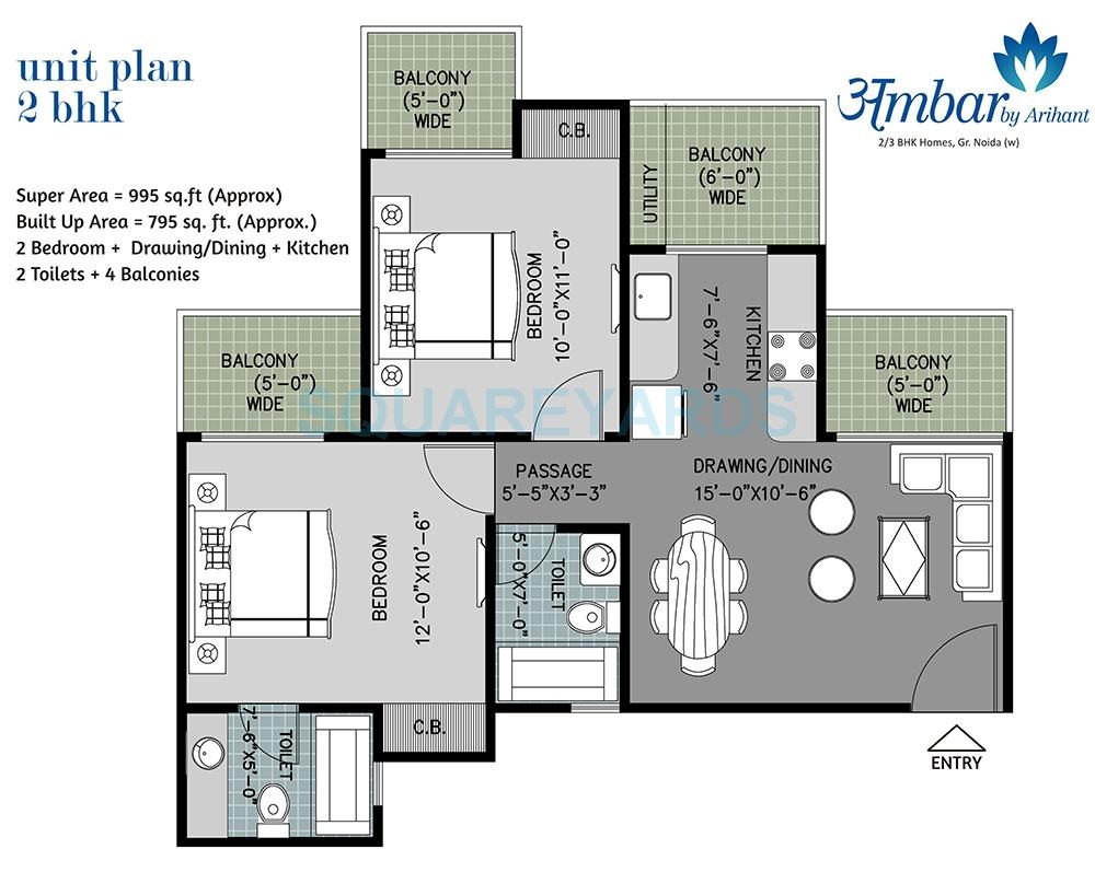 Arihant Ambar — floor plan 1
