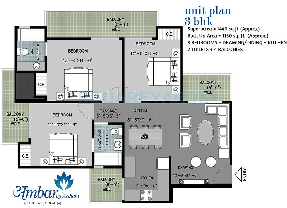 Arihant Ambar — floor plan 4