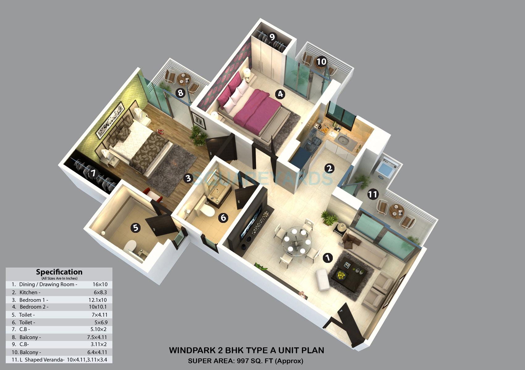 KVD Wind Park — floor plan 4