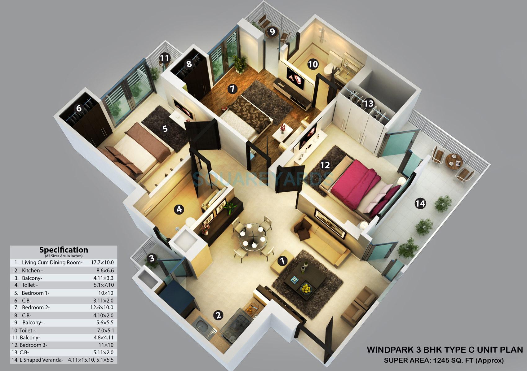 KVD Wind Park — floor plan 5