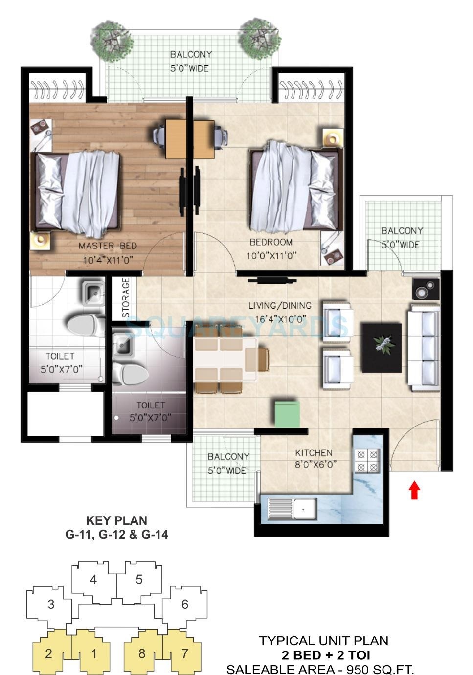 Nirala Greenshire — floor plan 1