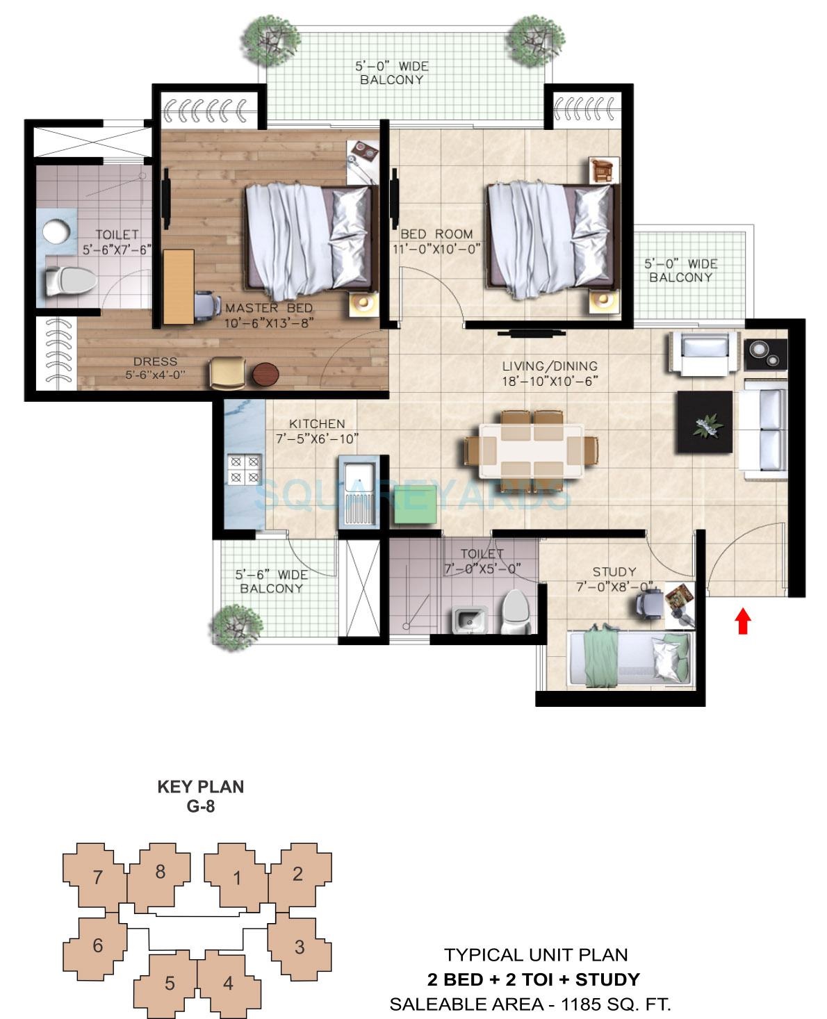 Nirala Greenshire — floor plan 2