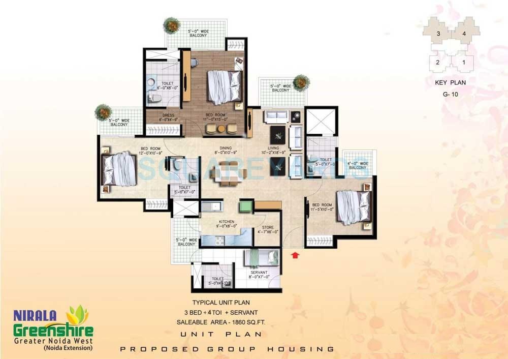 Nirala Greenshire — floor plan 6