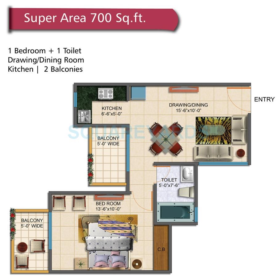 Rudra Palace Heights — floor plan 1