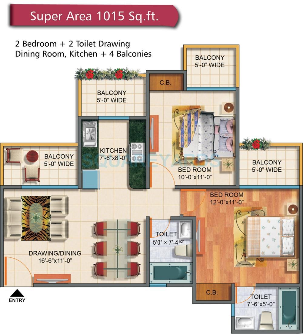 Rudra Palace Heights — floor plan 2