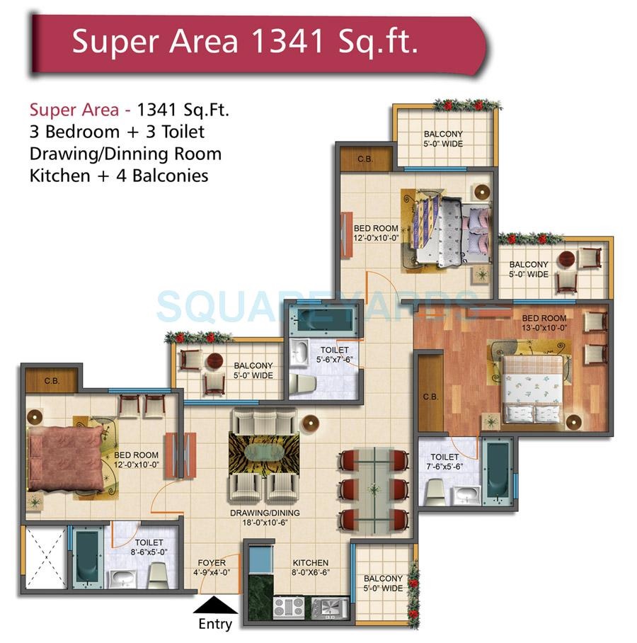 Rudra Palace Heights — floor plan 4