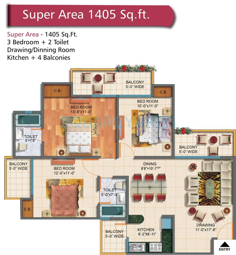 Rudra Palace Heights — floor plan 5