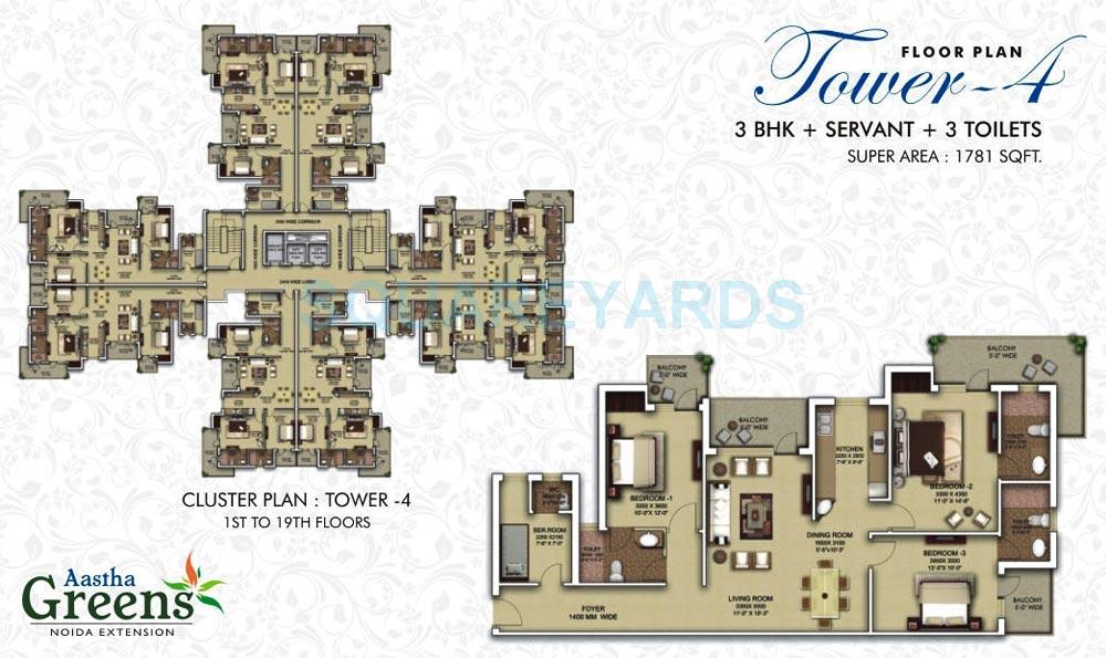 Surya Aastha Greens — floor plan 4