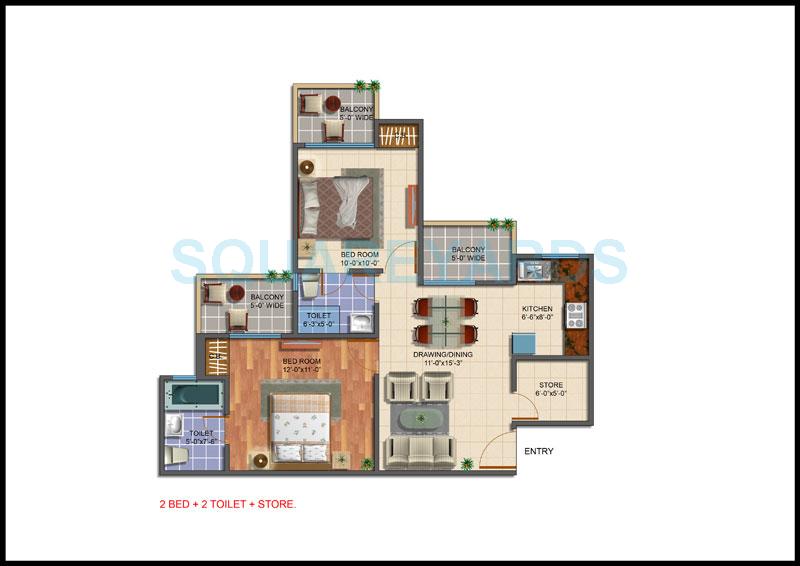 Gayatri Aura — floor plan 1