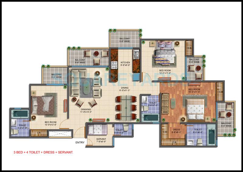 Gayatri Aura — floor plan 4