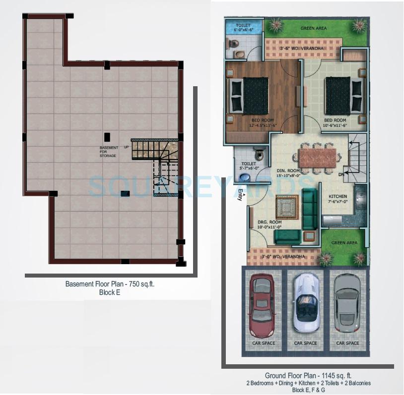 Supertech Oxford Square — floor plan 2