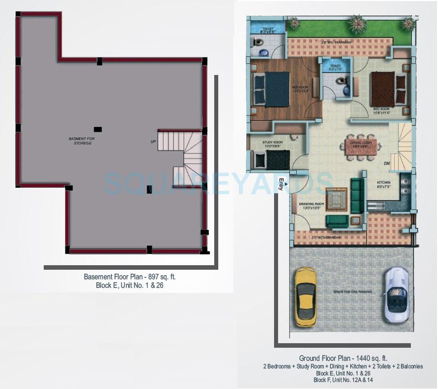 Supertech Oxford Square — floor plan 4
