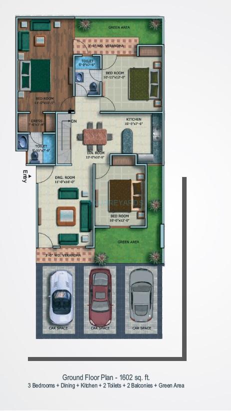 Supertech Oxford Square — floor plan 6