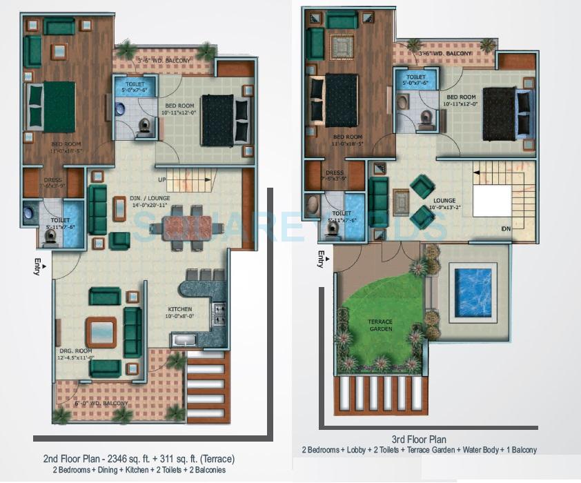 Supertech Oxford Square — floor plan 9