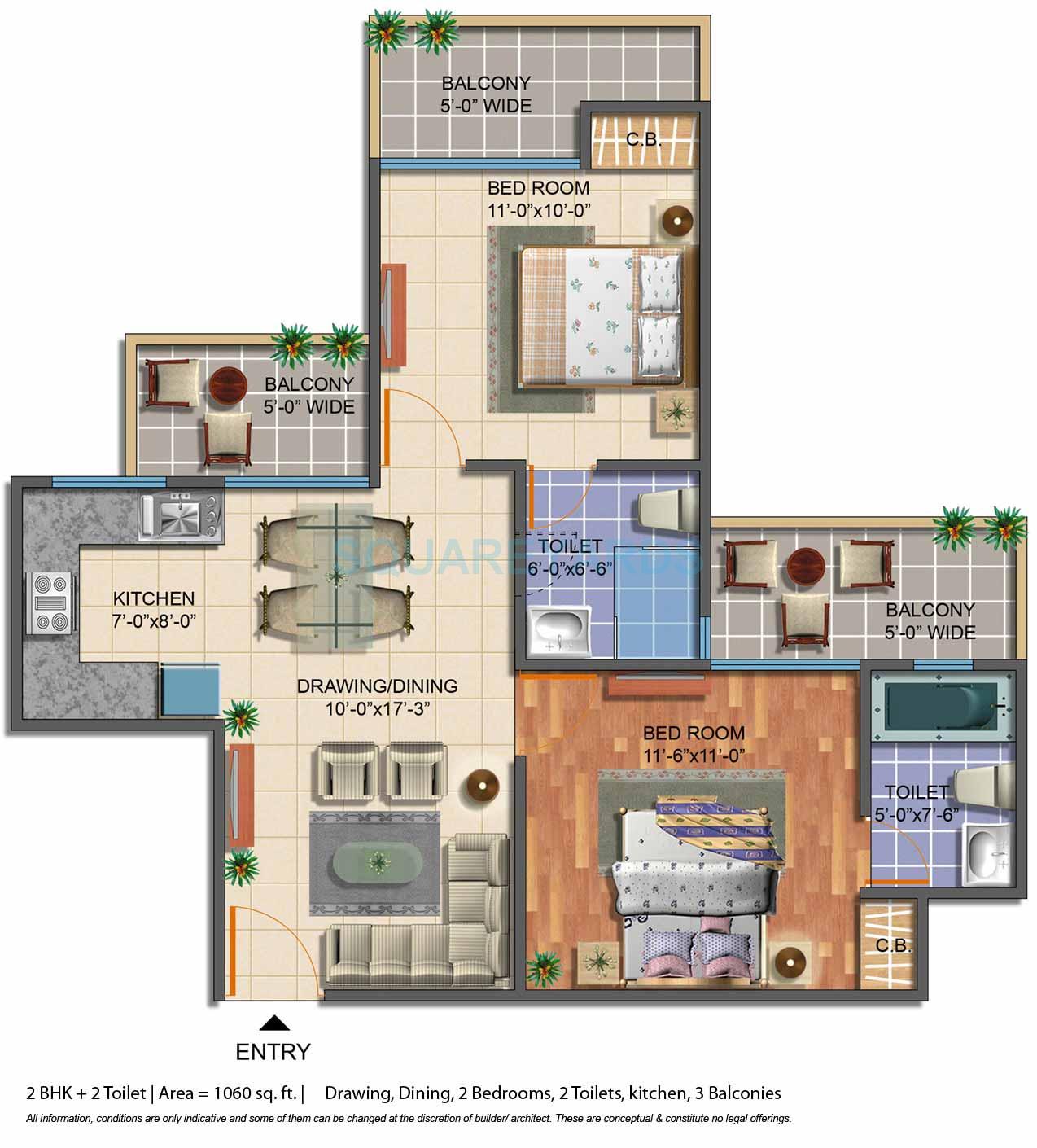 Geotech Pristine Avenue — floor plan 1