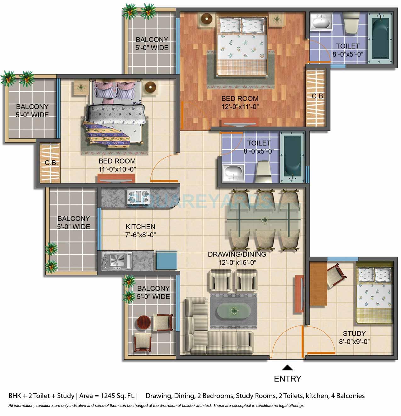 Geotech Pristine Avenue — floor plan 2