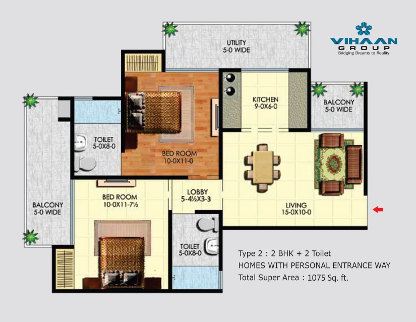 Vihaan Greens — floor plan 1