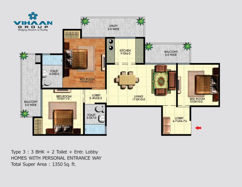 Vihaan Greens — floor plan 3