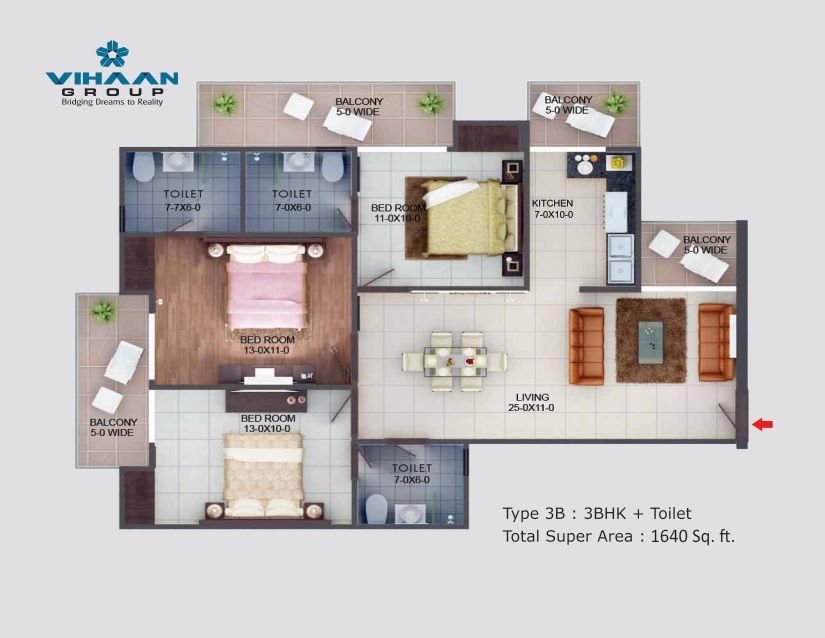Vihaan Greens — floor plan 5