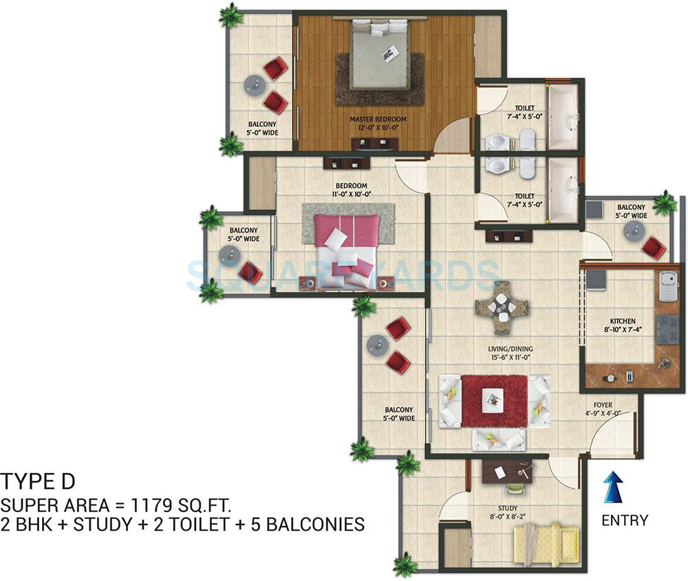 Amaatra Homes — floor plan 4