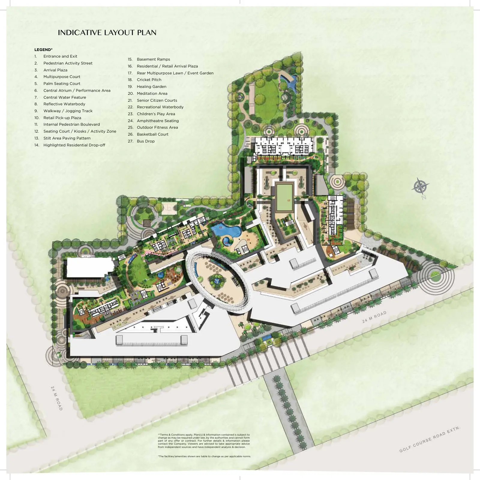 M3M 65 Avenue — site plan 1