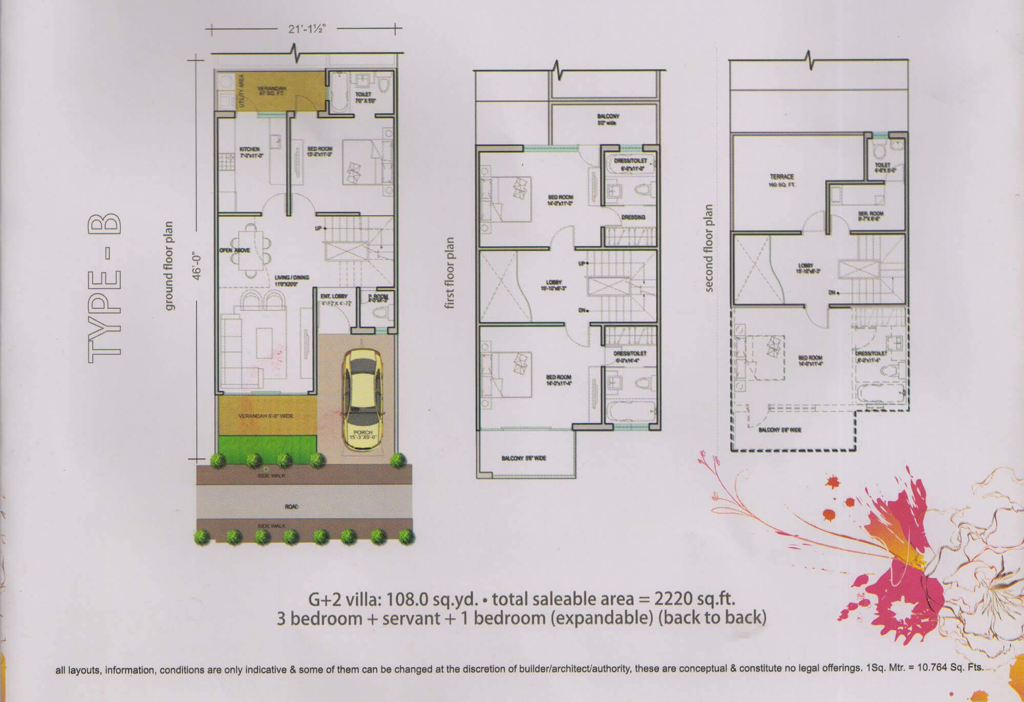 Paramount Golfforeste Villas — floor plan 3