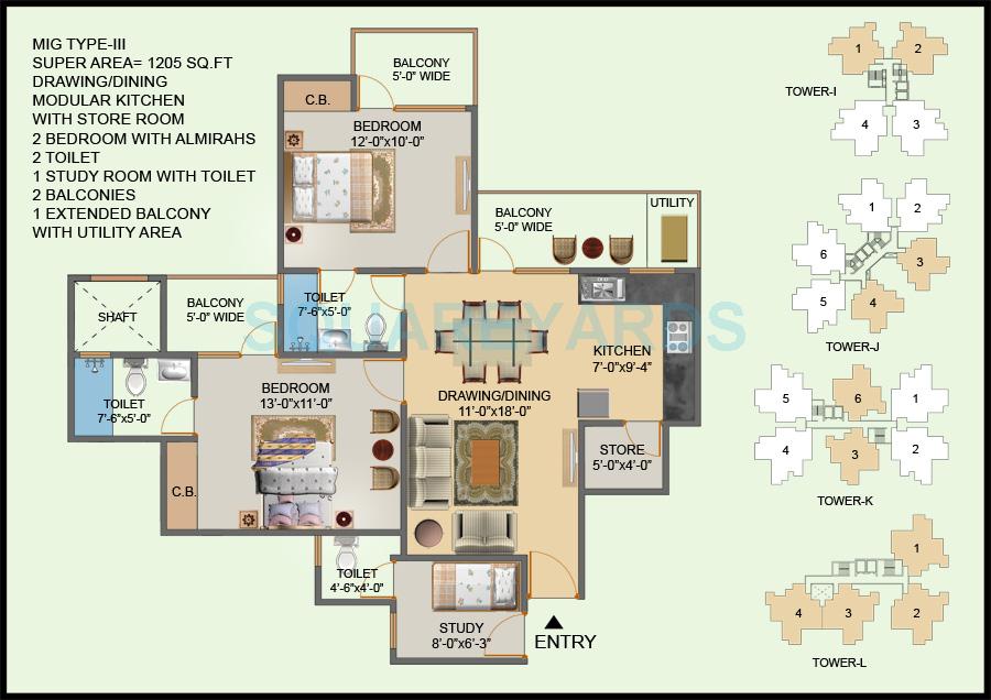 Hawelia Valencia Homes — floor plan 3