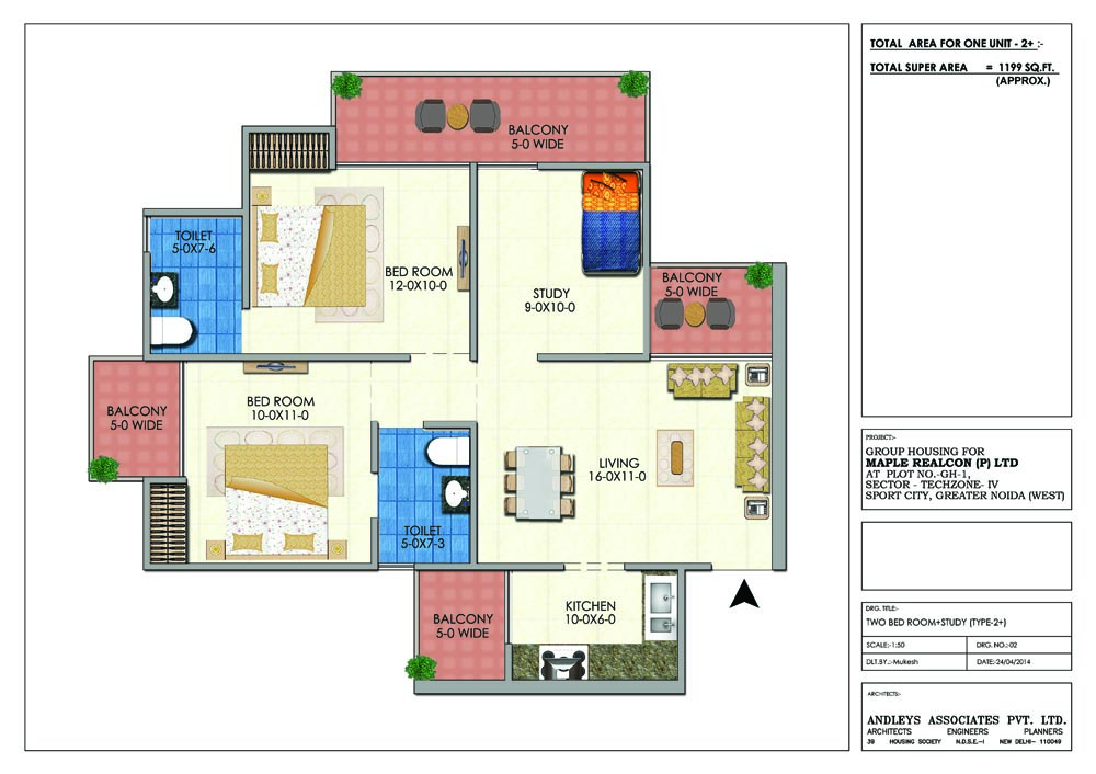 Soho Mascot Misty Heights — floor plan 1