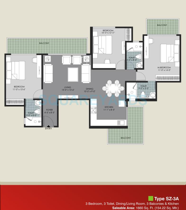 Saya Zion — floor plan 3