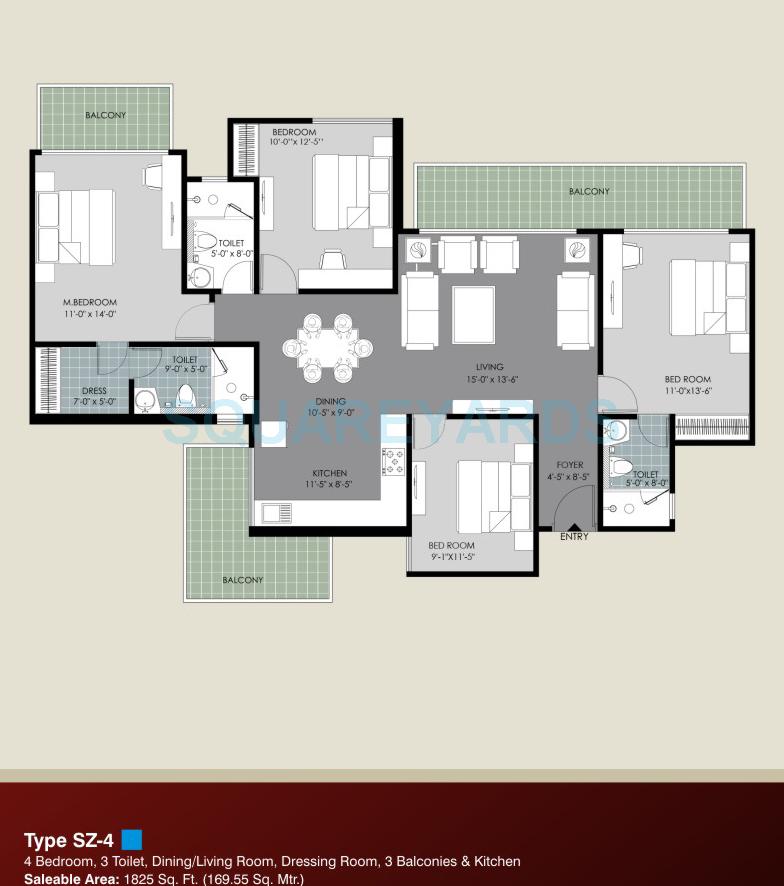 Saya Zion — floor plan 4
