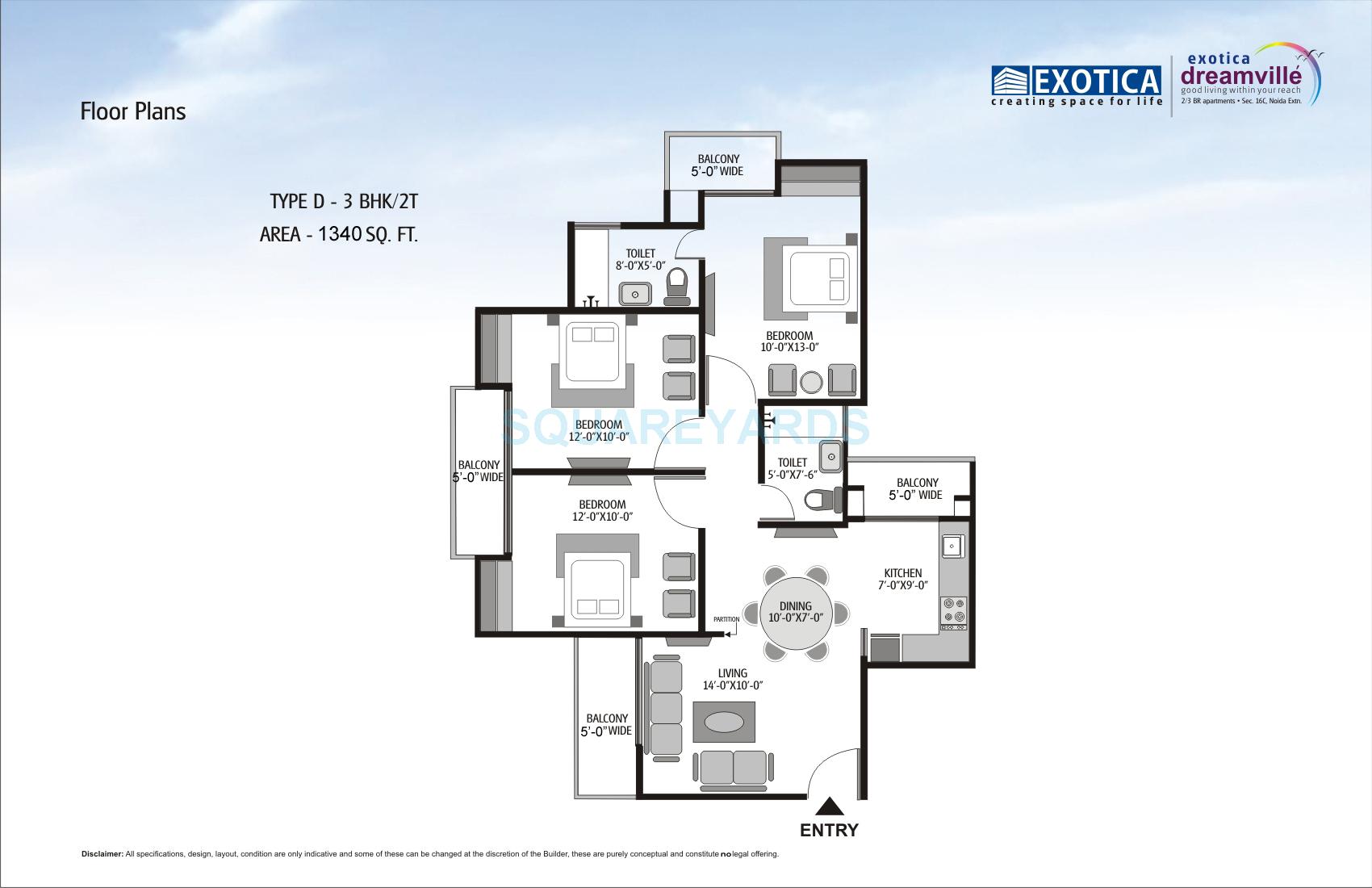 Exotica Dreamville — floor plan 4