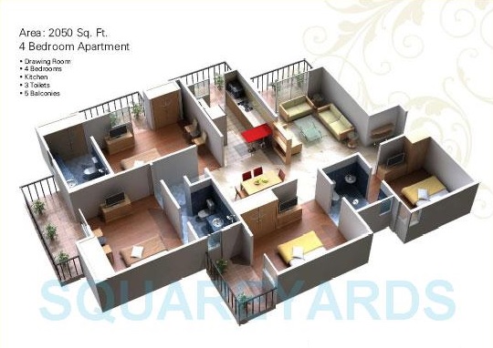 Exotica Dreamville — floor plan 6