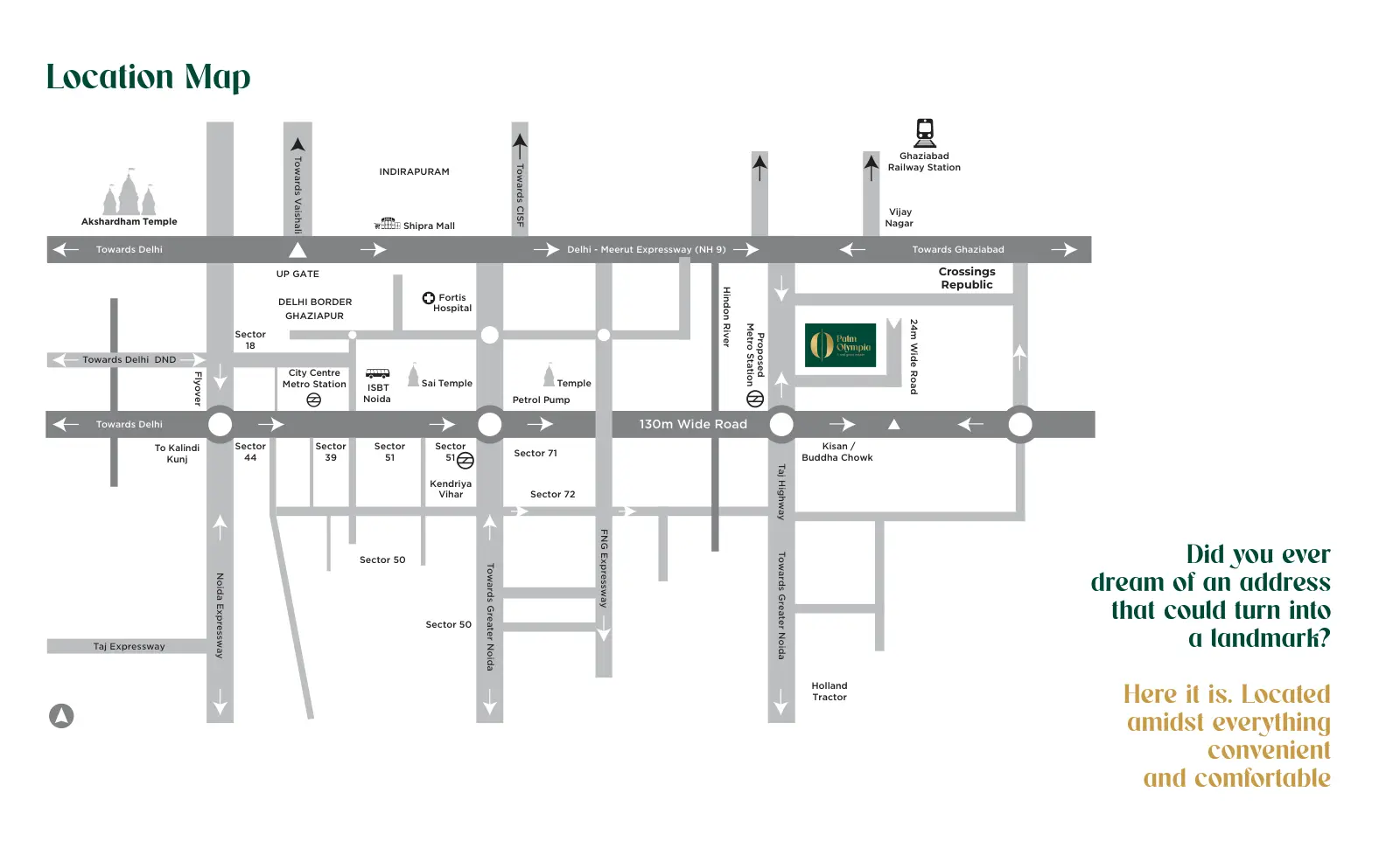 Sam Palm Olympia Phase Second — location map 1