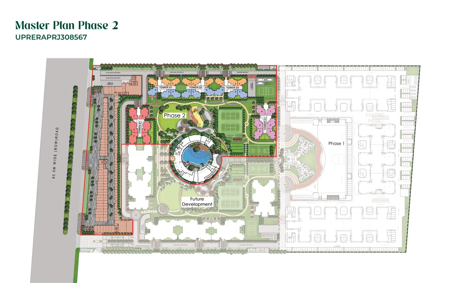Sam Palm Olympia Phase Second — site plan 1