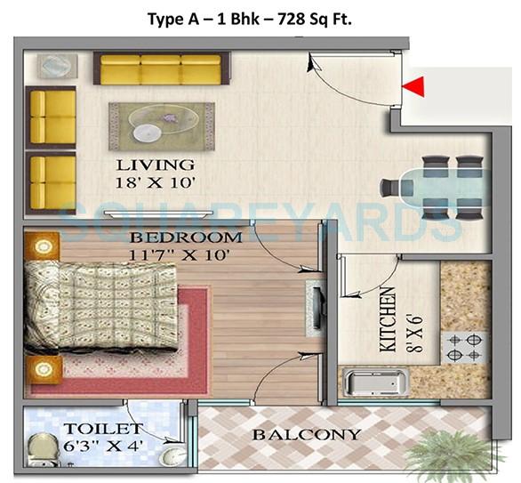 Suvidha Homes — floor plan 1