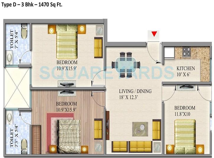 Suvidha Homes — floor plan 4