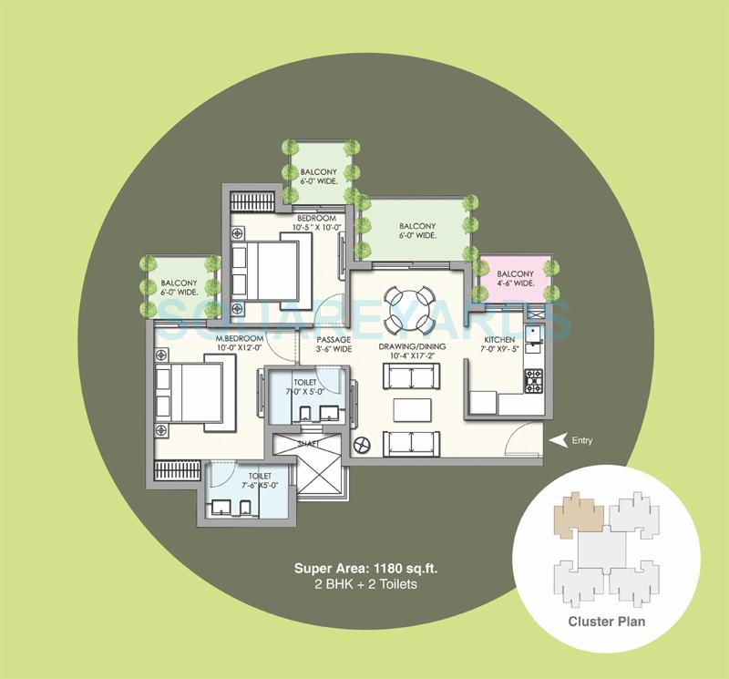 Supertech 76 Canvas — floor plan 1