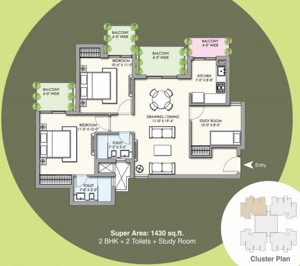 Supertech 76 Canvas — floor plan 2