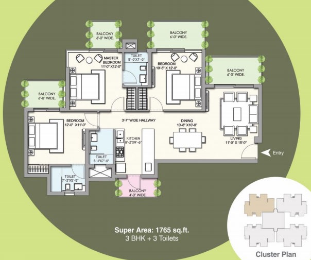Supertech 76 Canvas — floor plan 3