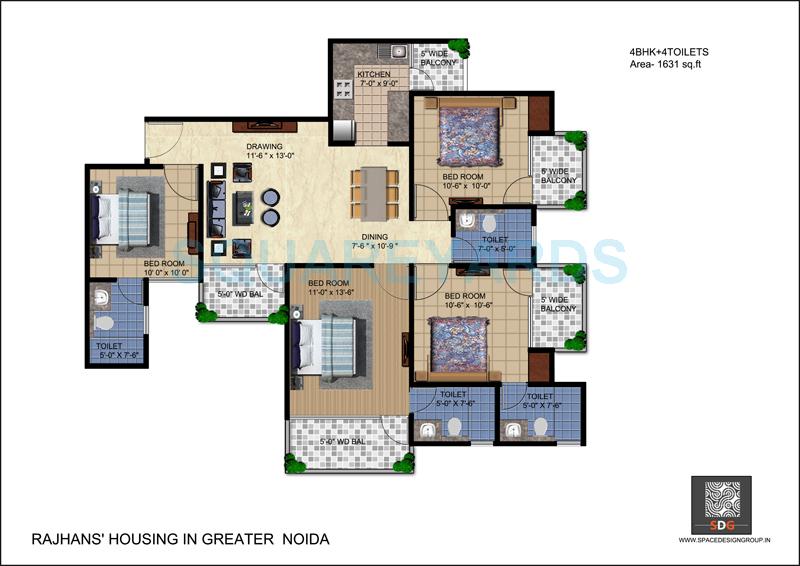 Rajhans Residency — floor plan 4