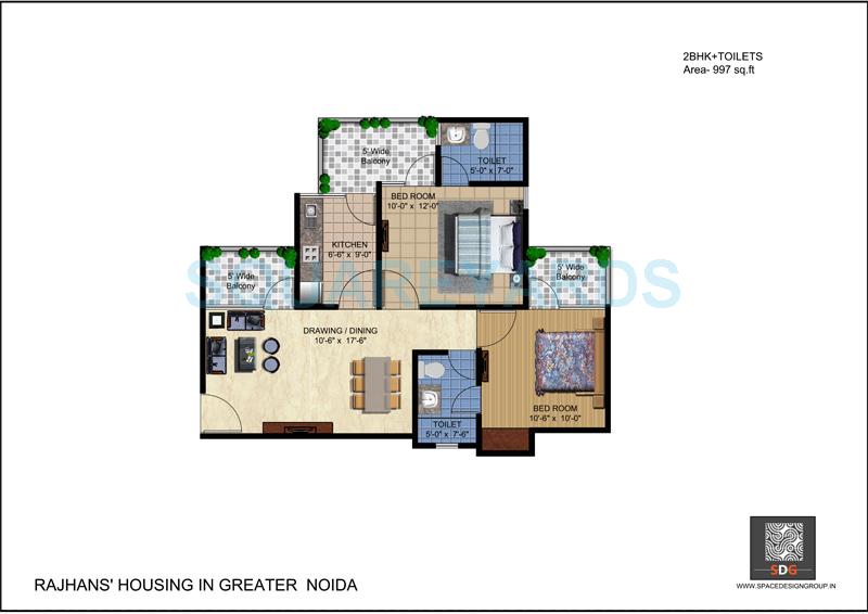 Rajhans Residency — floor plan 1