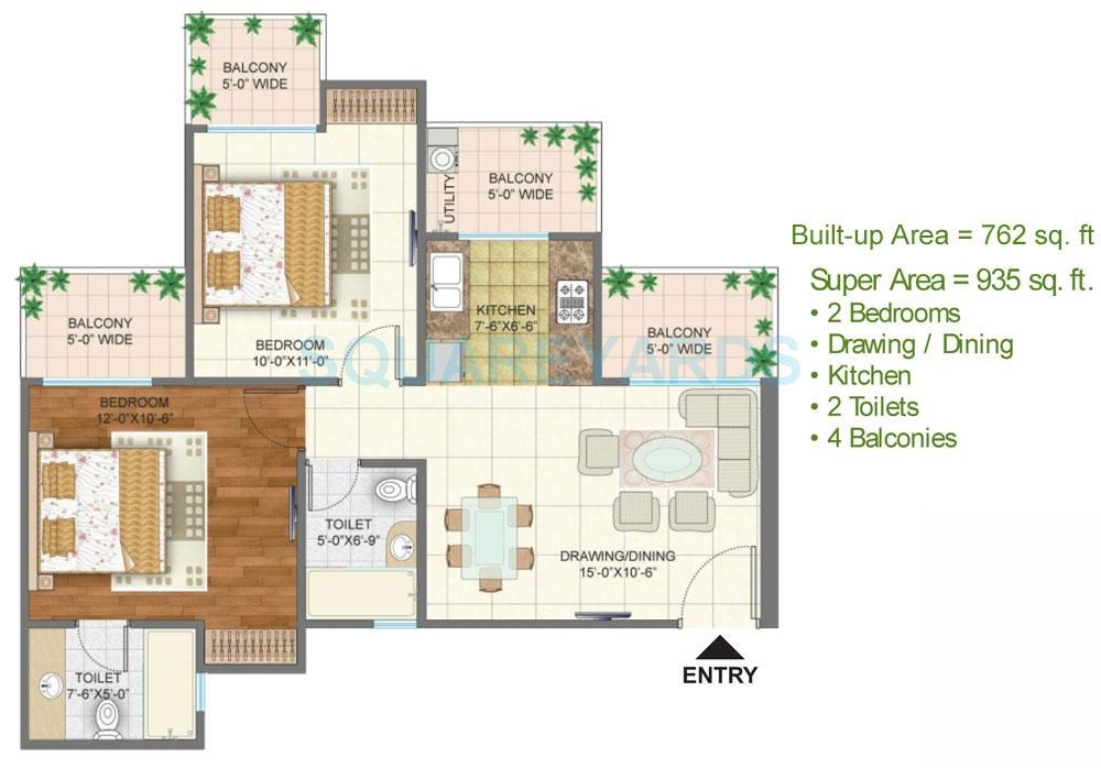 Arihant Arden — floor plan 1