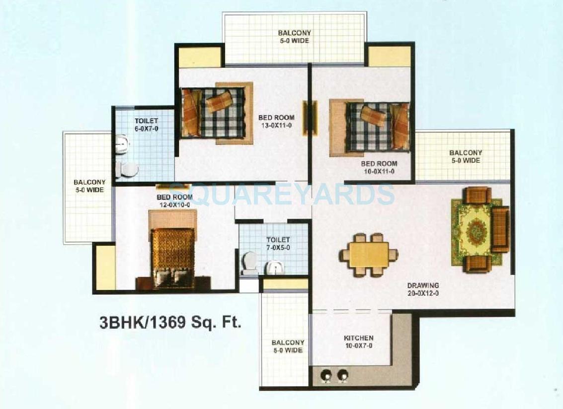 Kbnows Apartment — floor plan 1