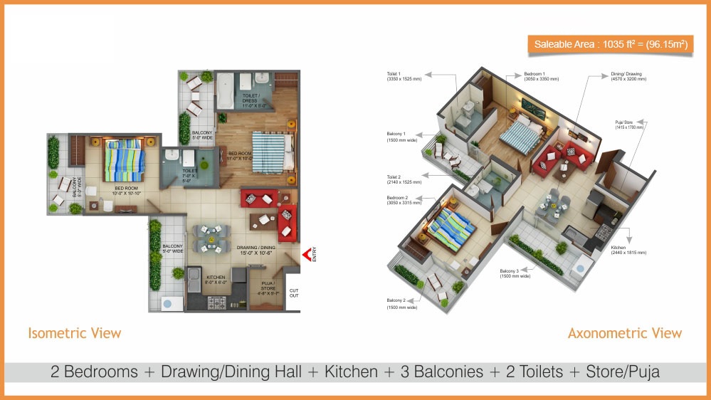 Fusion Homes — floor plan 1