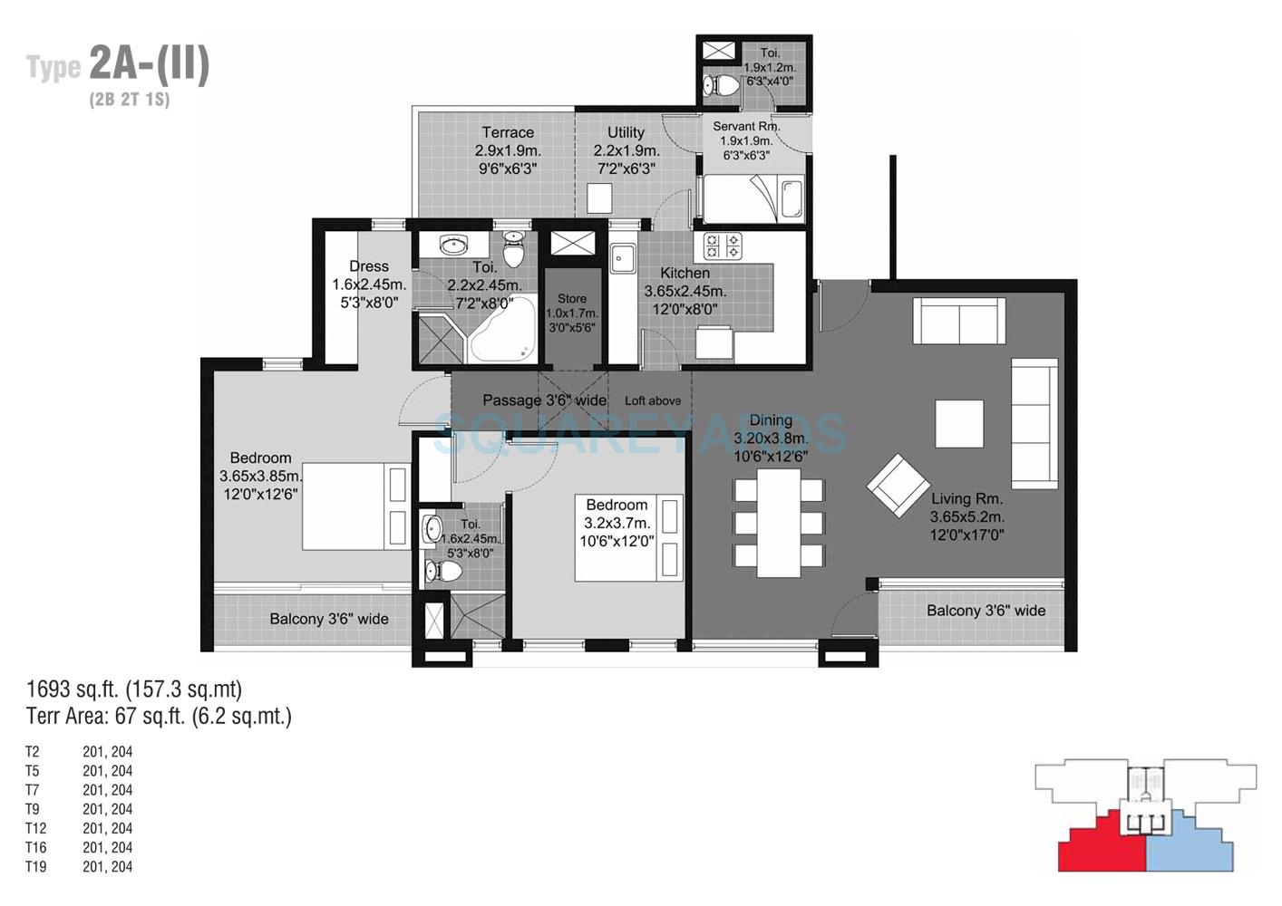 Unitech Habitat — floor plan 1