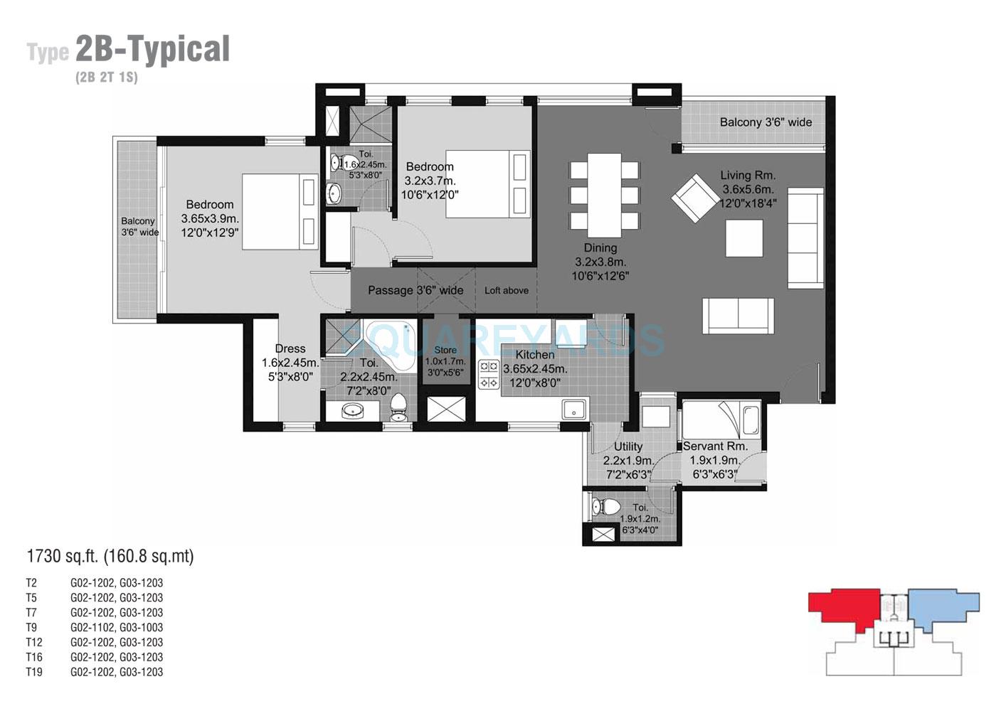 Unitech Habitat — floor plan 2