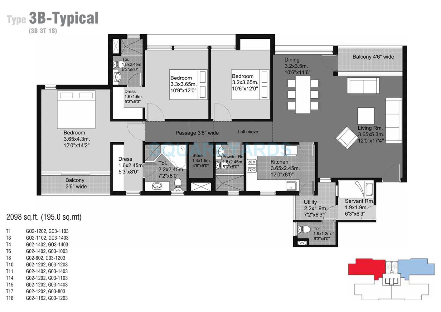 Unitech Habitat — floor plan 4