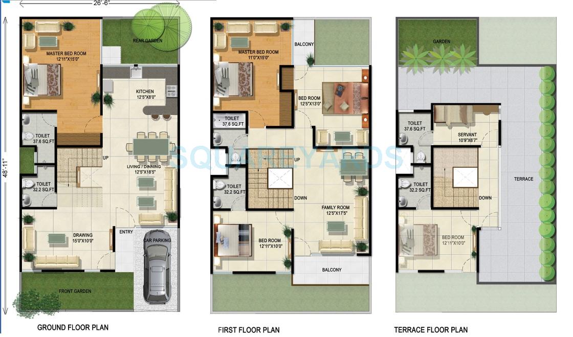 Panchsheel Villas — floor plan 3