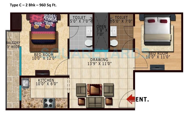 Lotus Parkk — floor plan 3